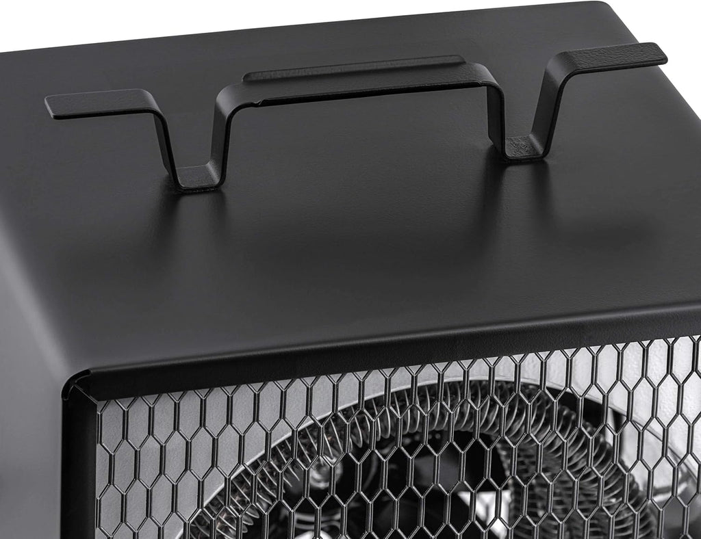 240v Portable Electric Garage Heater, Industrial Strength with Internal Thermostat and Carrying Handle, Heats 600 sq. ft. with 6-30R Plug, Perfect for Garages, Workshops and More