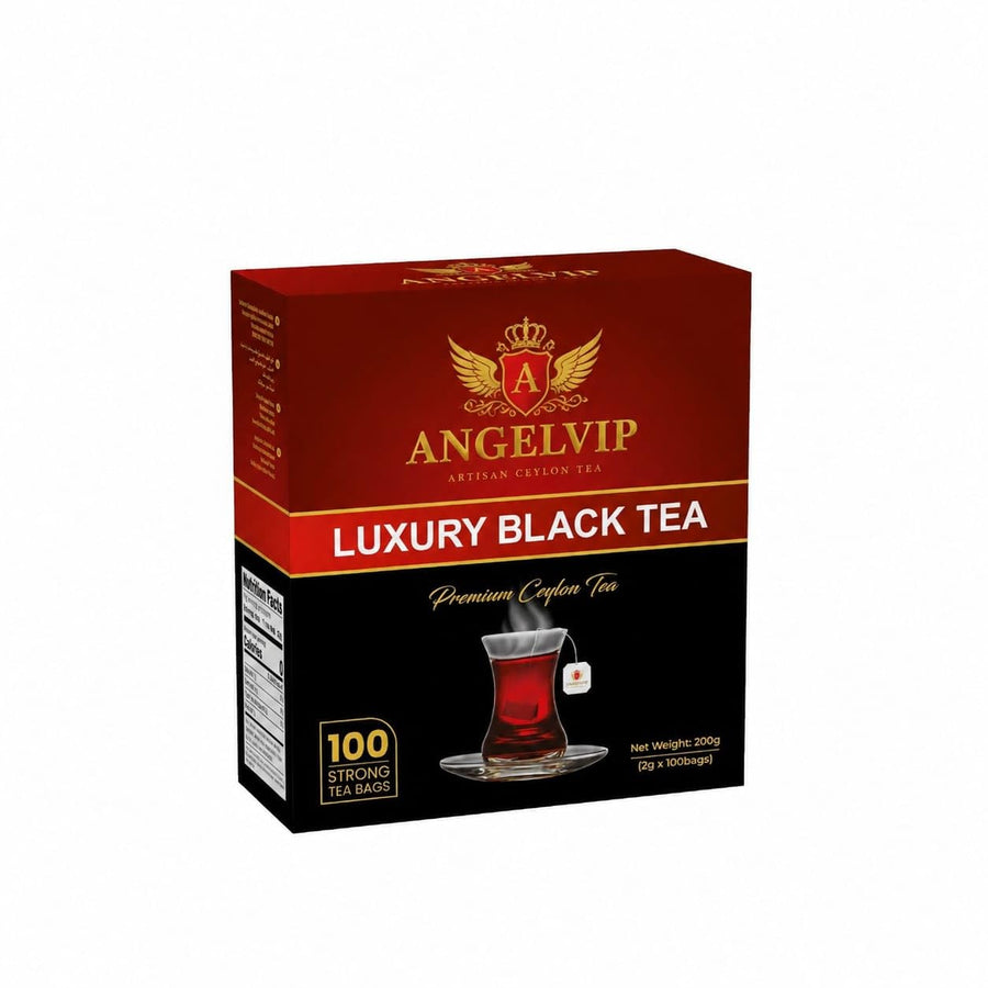 ANGELVIP Luxury Black Tea Bags, 100 count, 200 g