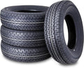 Libra Trailer Parts set of 4 Heavy Duty Trailer Tires ST205/75R15 205 75 15 10-Ply Load Range E Steel Belted Radial w/Scuff Guard