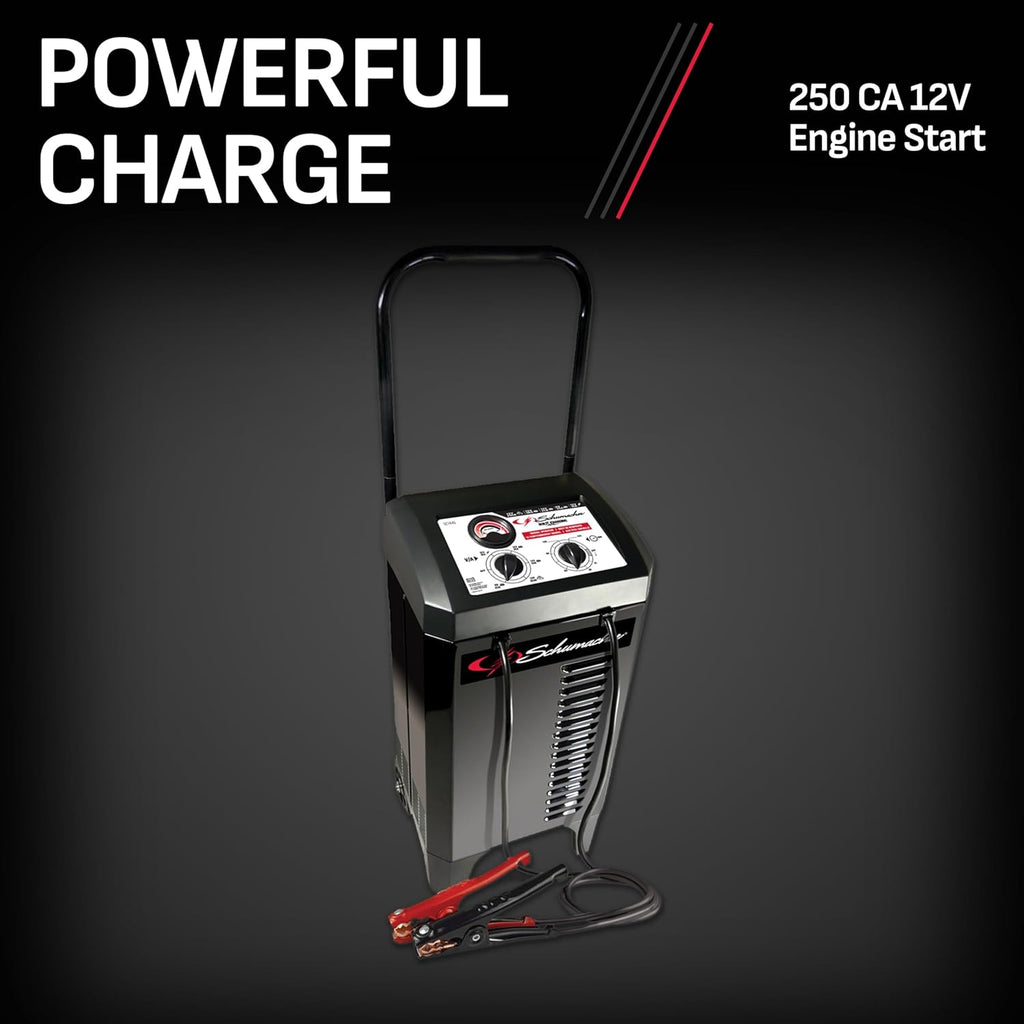 250/50/25/10 Amp Manual Wheel Charger with Engine Start