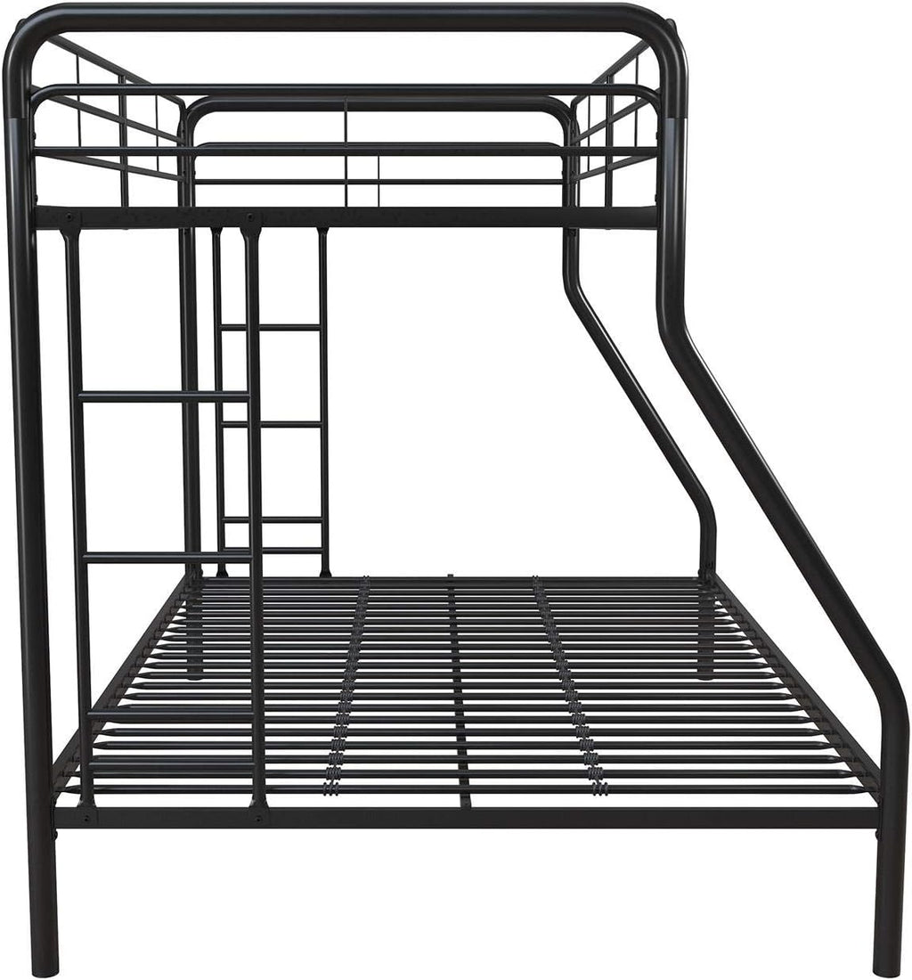 DHP Dusty Twin Over Full Metal Bunk Bed, Off White