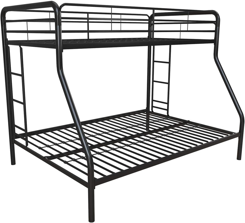 DHP Dusty Twin Over Full Metal Bunk Bed, Off White