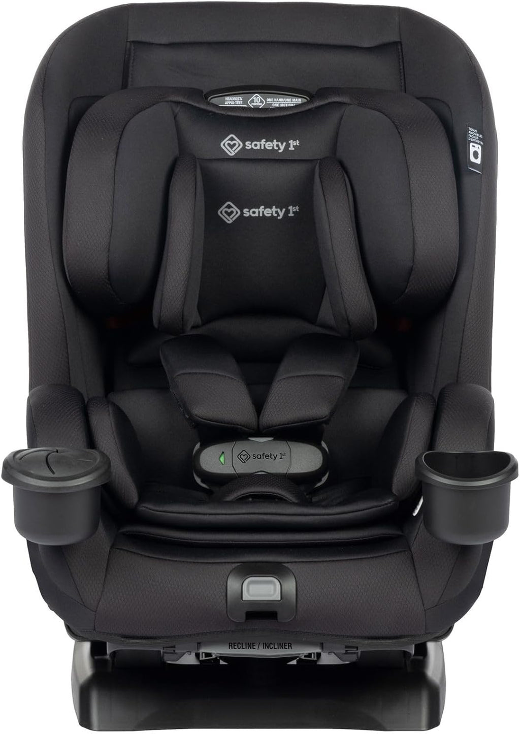 4-in-1 Convertible All-in-One Car Seat, infant to toddler, rear and forward facing, booster mode, backless booster, Fits 3 across, Washable seat, Birth to 10 years, Hexagon Horizon