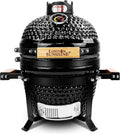 13-inch ceramic Kamodo charcoal barbecue grill - red